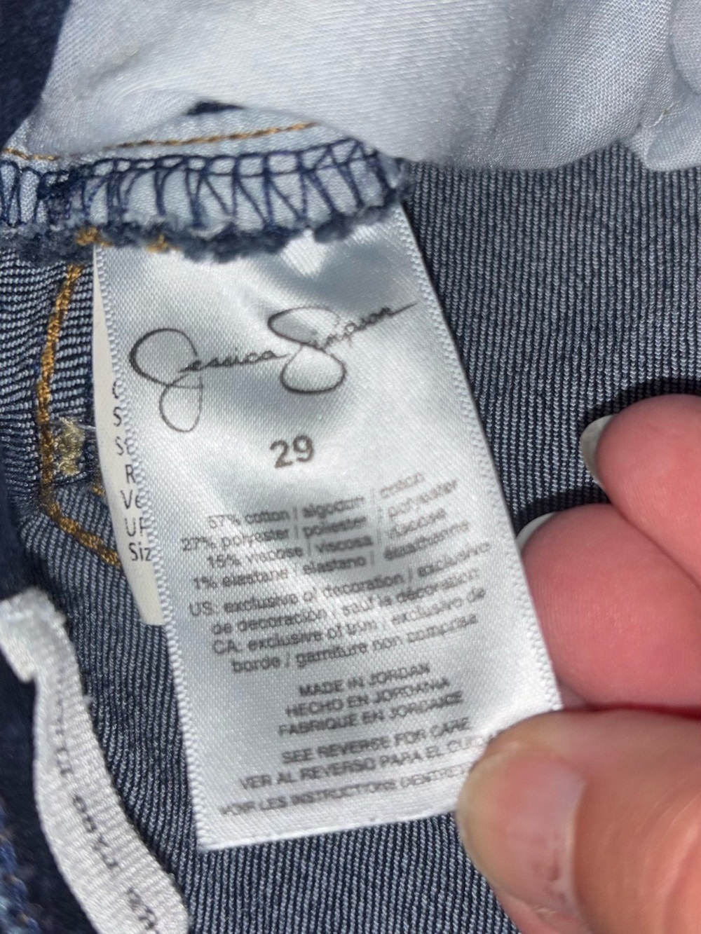 Jessica Simpson Adored High Rise Flare Jeans Size 29 - Picture 3 of 10